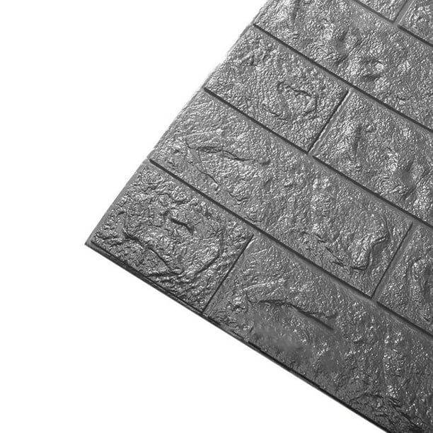 10PACK 3D Waterproof Tile Brick Wall Sticker Self-adhesive Foam Panel 60*60cm AS 